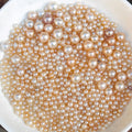 A04. Gold AK Pearl Clam (15–25 Ak Pearls + 1 Edison Pearl) – Size: 4–7mm